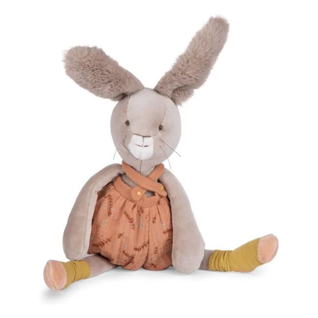 Doudou Lapin argile - Trois petits lapins