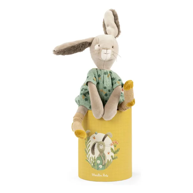 Sage bunny plush - Trois petits lapins