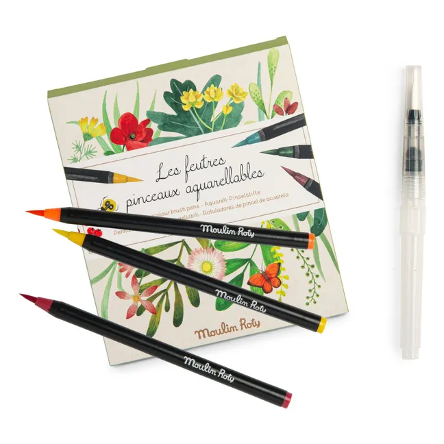 Feutres aquarelle - Le jardin du Moulin