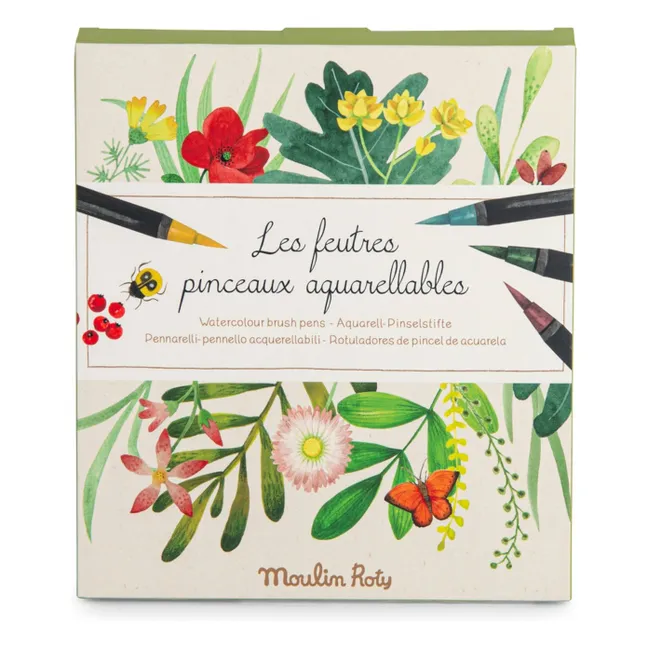Feutres aquarelle - Le jardin du Moulin
