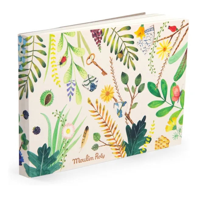Watercolor notebook - Le jardin du Moulin