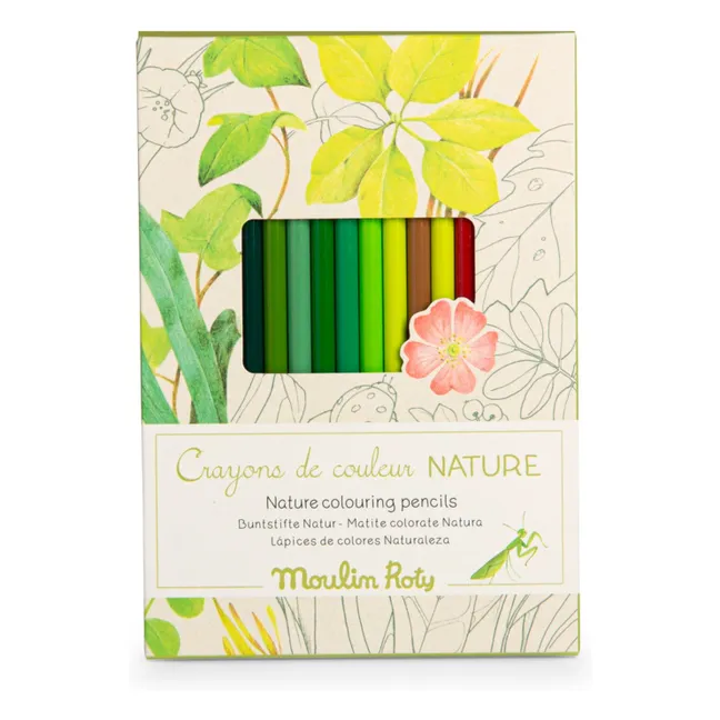 Le Botaniste colored pencils - Le jardin du Moulin