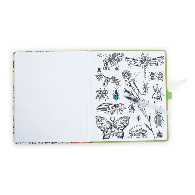 Cahier de coloriage aquarelle magique - Le jardin du Moulin