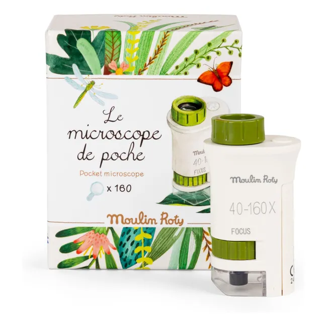 Microscope de poche - Le jardin du Moulin | Vert