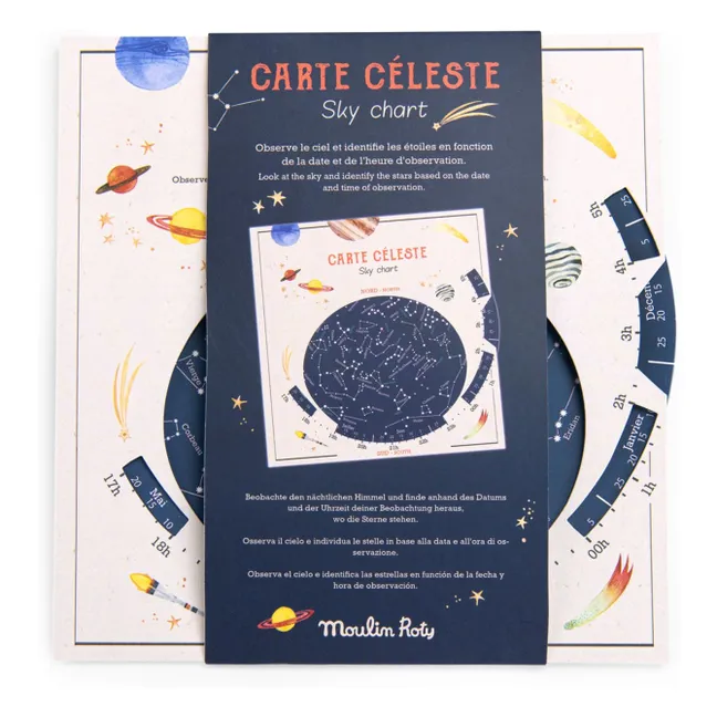 Mapa celeste - Le jardin du Moulin | Azul