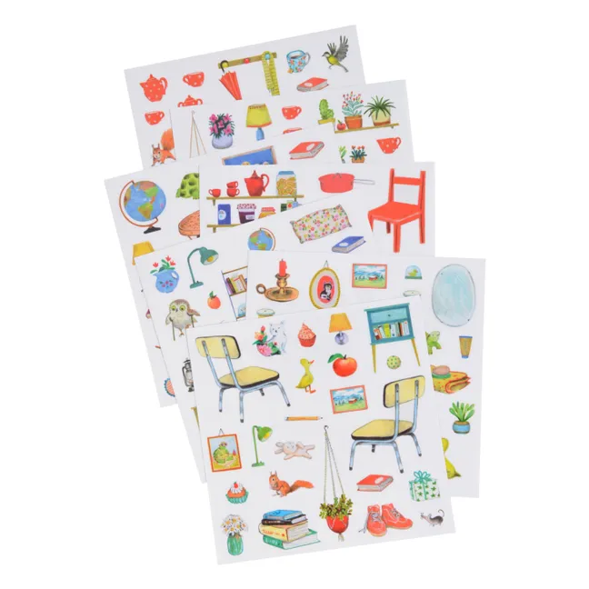Cahier de stickers - La grande famille