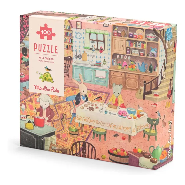 Puzzle en casa - 100 piezas