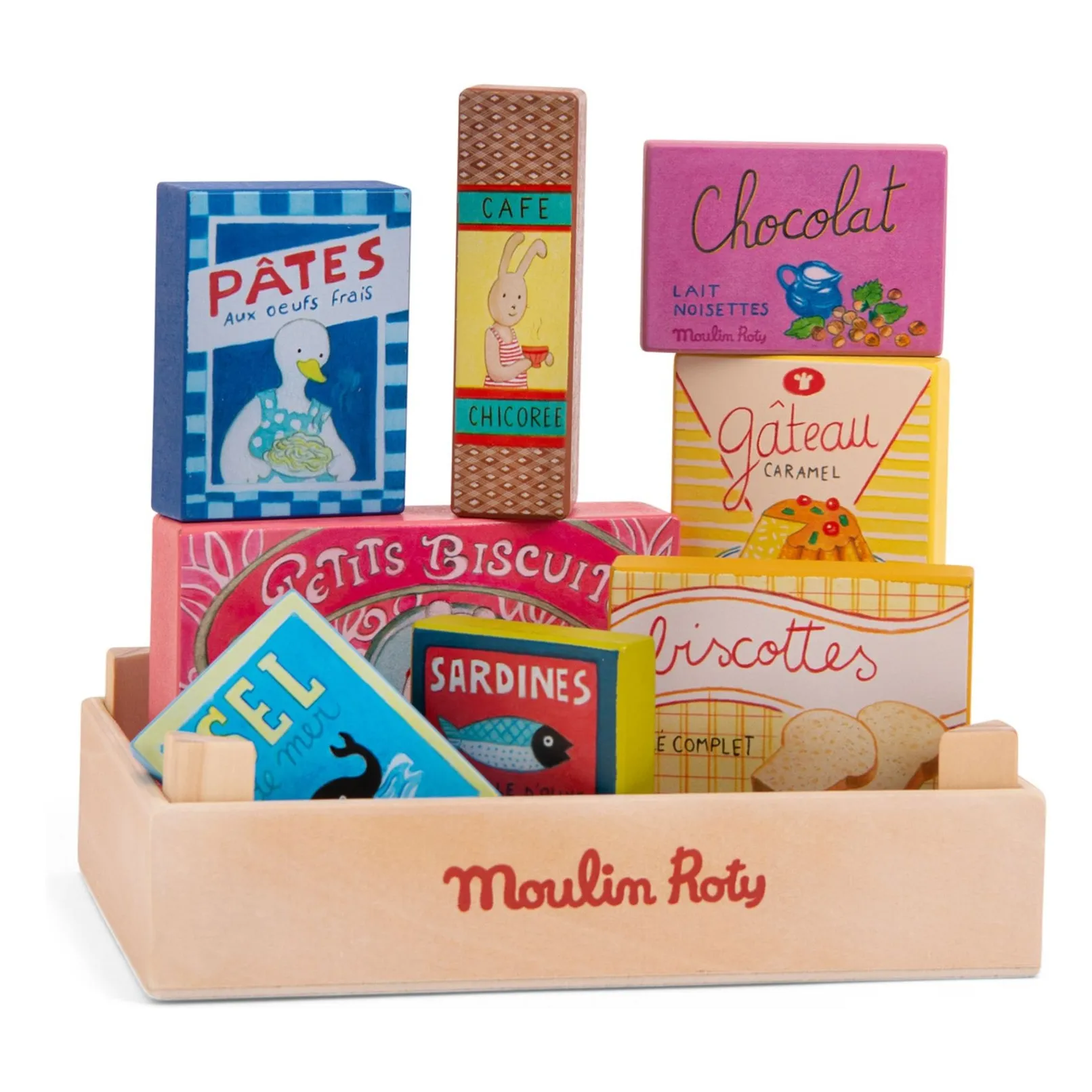 Moulin Roty Multicoloured Grocery Set