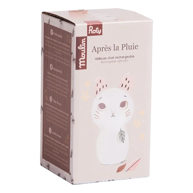 Cat nightlight - Après la pluie