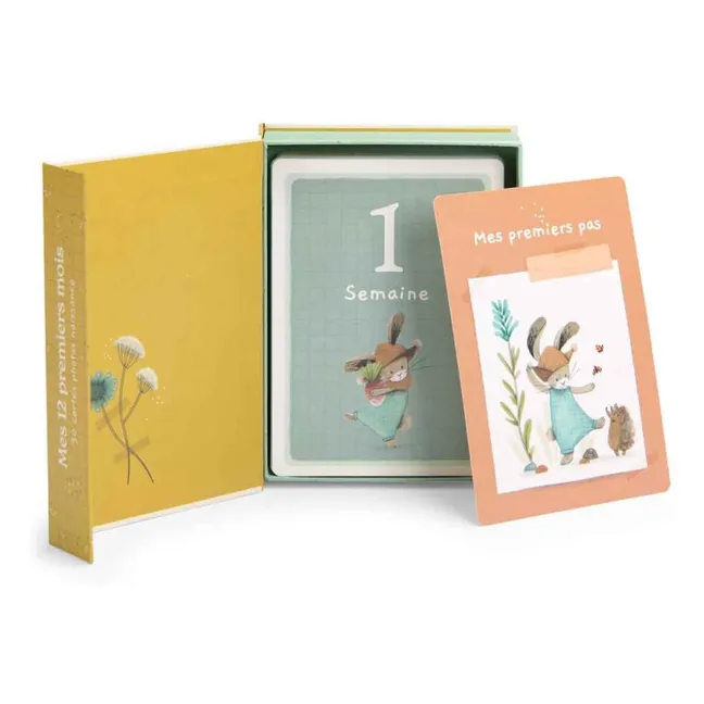 Cartes étapes - Trois petits lapins