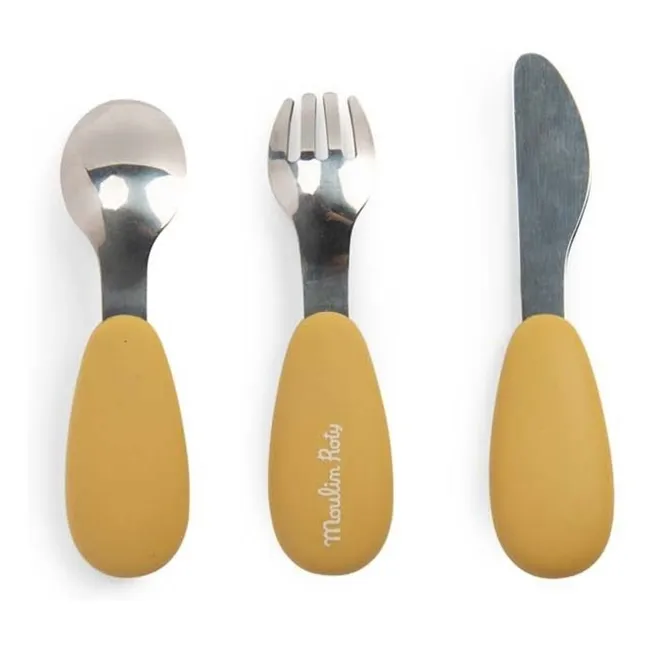 Cutlery set - Trois petits lapins