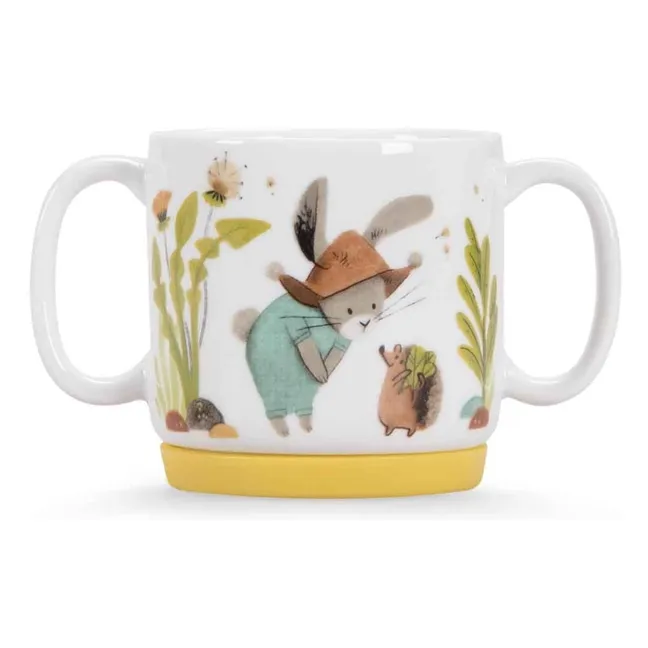 Set vaisselle en porcelaine - Trois petits lapins