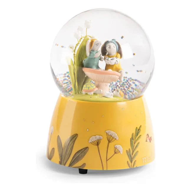 Musical snow globe - Trois petits lapins