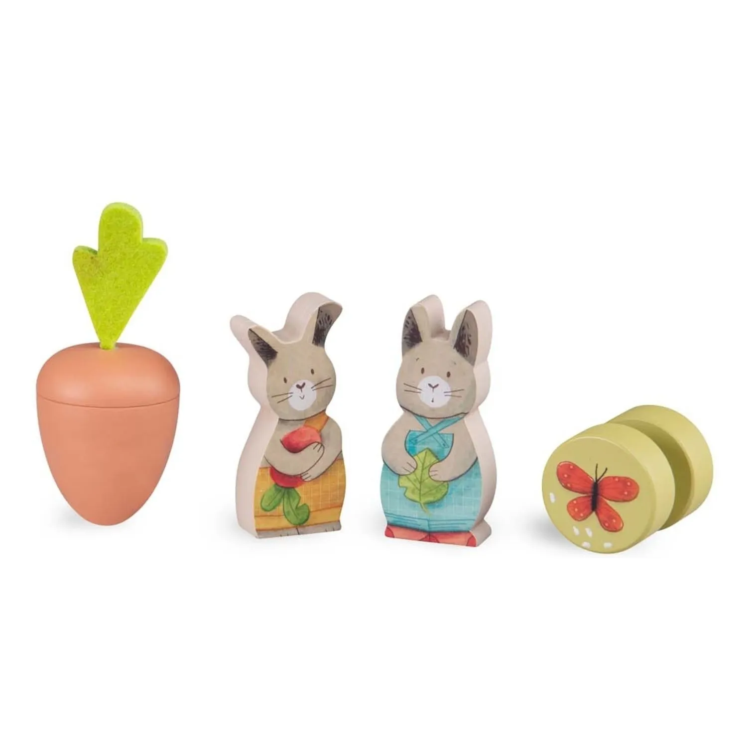 Moulin Roty - Jardin multi-activités - Trois petits lapins (Moulin Roty) - Image 1