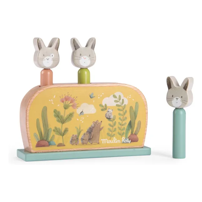 Pop up toy - Trois petits lapins