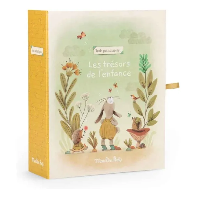Birth gift set - Three little rabbits