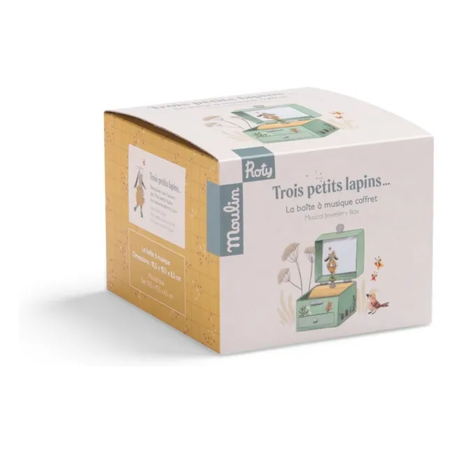 Caja de música - Trois petits lapins