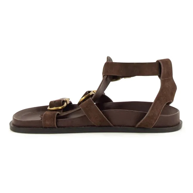 Sandales Romulus Cuir | Chocolat