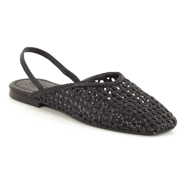 Sandalias de piel Vana | Negro