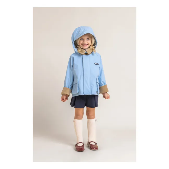 Veste Imperméable Archivito Fibres Recyclées | Bleu ciel