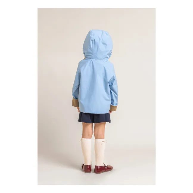 Veste Imperméable Archivito Fibres Recyclées | Bleu ciel