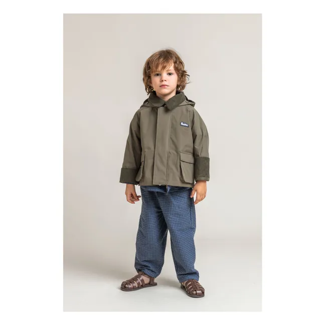 Veste Imperméable Archivito Fibres Recyclées | Vert kaki