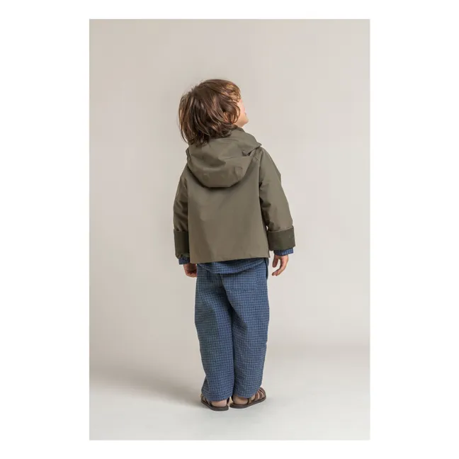 Chaqueta impermeable Archivito Fibras recicladas | Verde Kaki