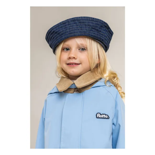 Veste Imperméable Archivito Fibres Recyclées | Bleu ciel