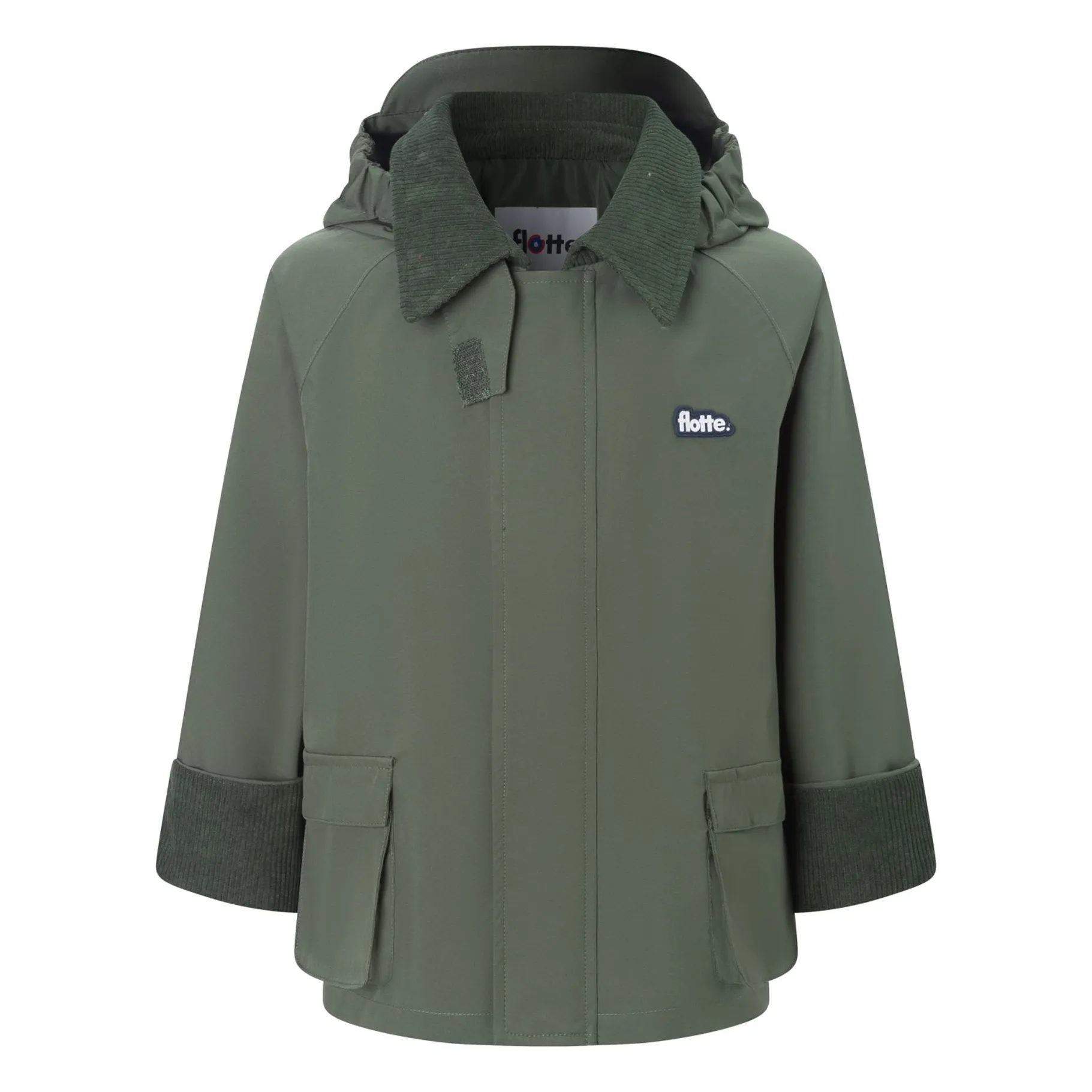 Flotte Khaki Archivito Recycled Fiber Waterproof Jacket
