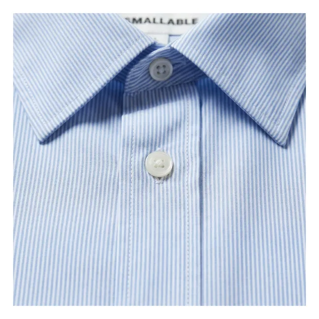 Chemise Zola Rayée | Bleu Clair