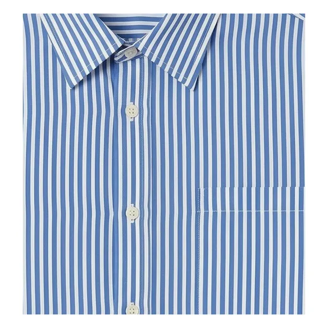 Chemise Zola Rayée | Bleu