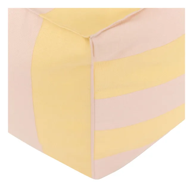 Pouf ottoman outdoor Otto | Jaune