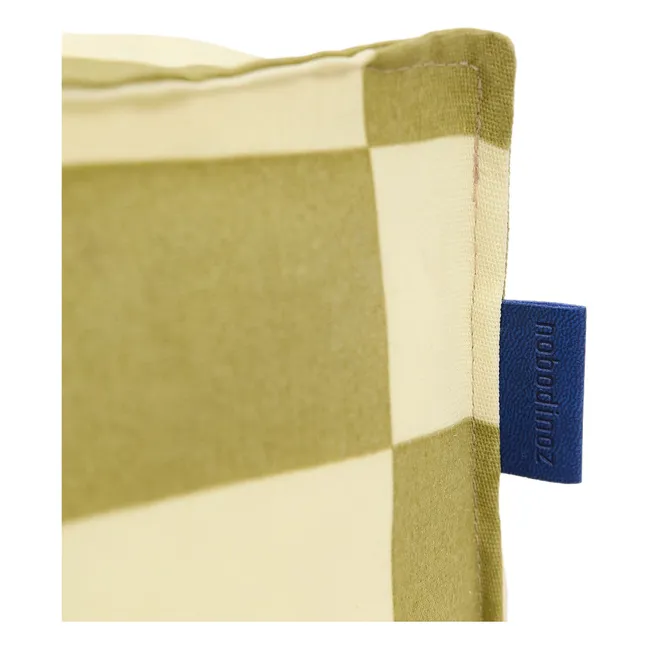 Pouf long outdoor Matteo Tiles | Vert