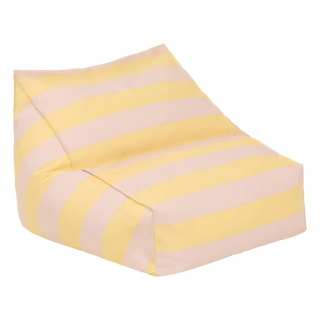 Sillón puf de exterior Vibes | Amarillo