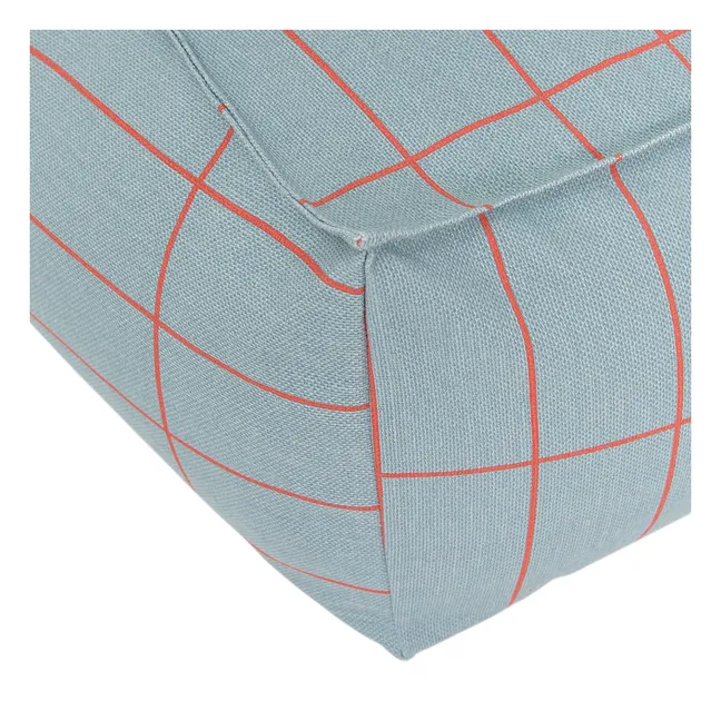 Vibes long pouffe | Blue