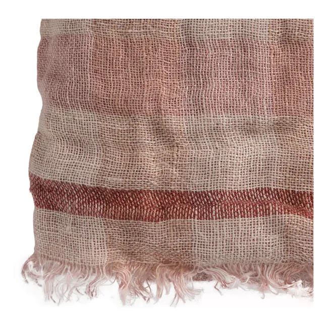 Plaid en lin Clyde | Rose