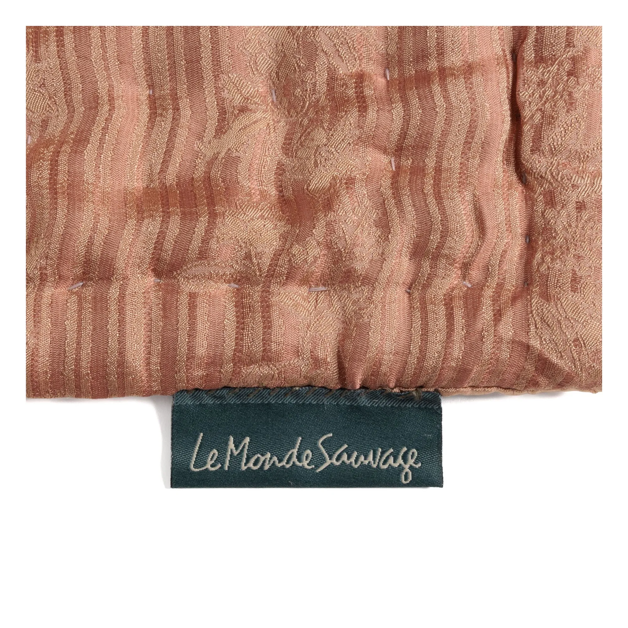 Couvre-lit en soie Ritournelle | Blush- Image produit n°5