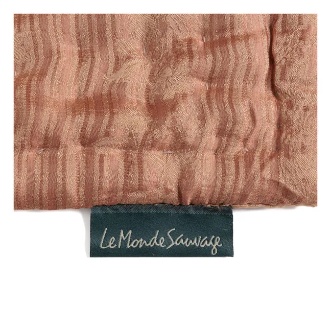 Bettüberwurf aus Seide Ritournelle | Blush