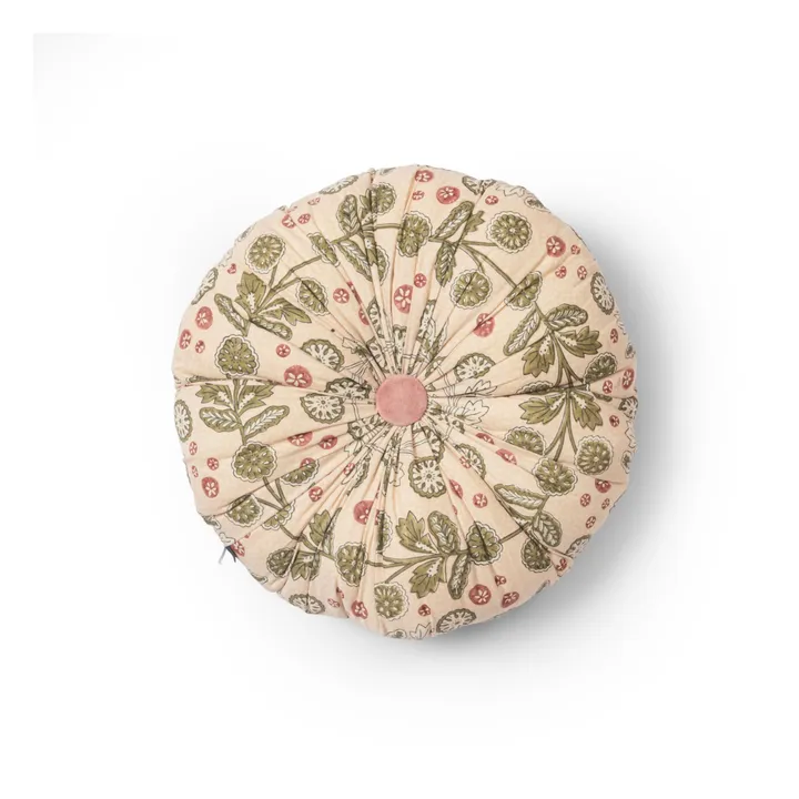 Coussin rond Totoro Miami | Rose pâle- Image produit n°0