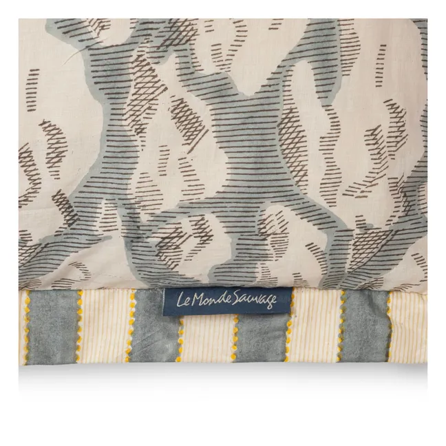 Funda de cojín con estampado de nubes Key West Nebula | Azul