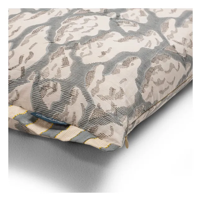 Cloud print cushion cover Nebula Key West | Blue