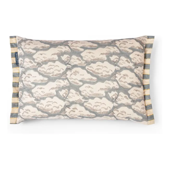Cloud print cushion cover Nebula Key West | Blue