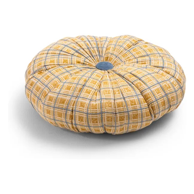 Totoro Florence round cushion | Yellow