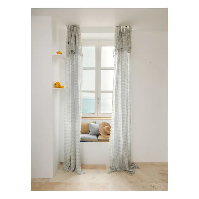 Harmattan Key West curtain | Light Blue