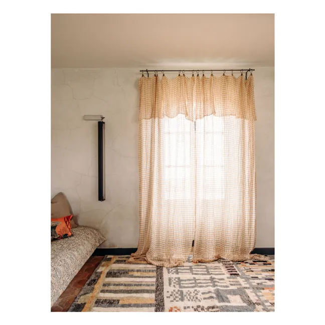 Harmattan Cuba curtain | Orange Rouille