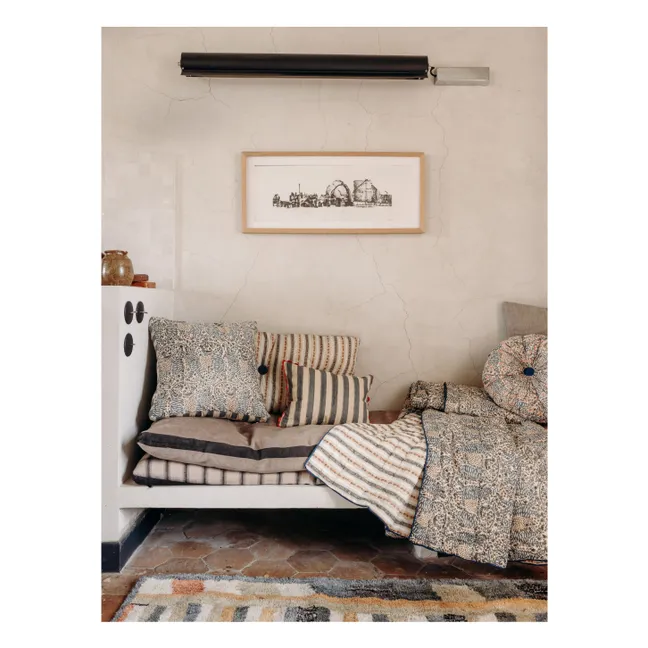 Cosmique London quilted bedspread | Blue