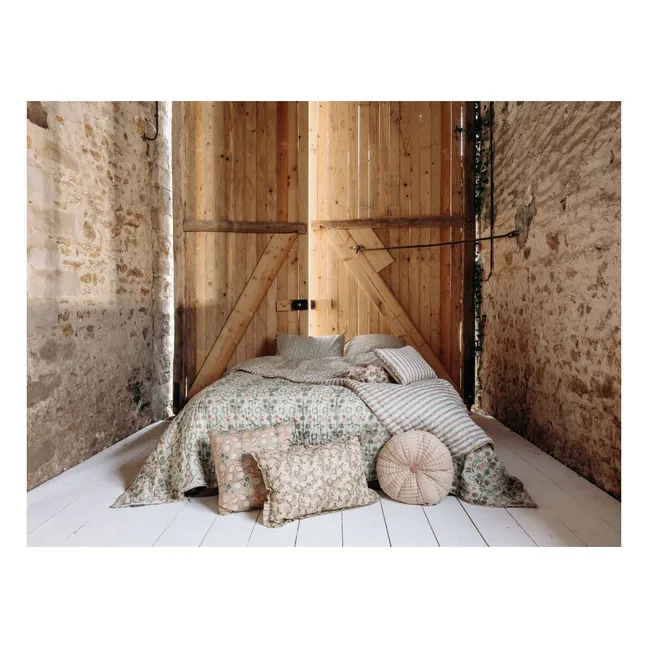 Cosmique Lappi quilted bedspread | Pale green