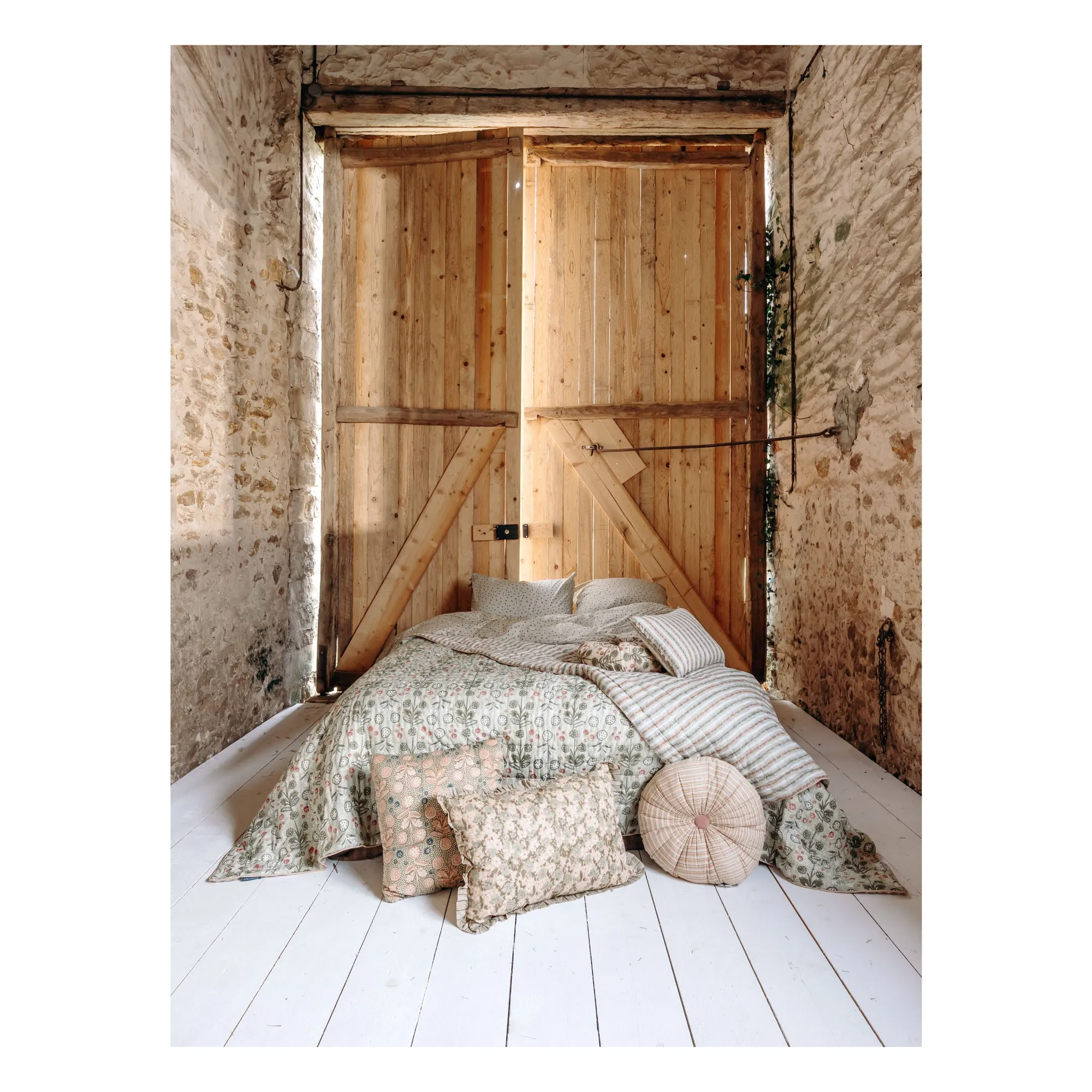 Couvre-lit quilté Cosmique Lappi | Vert pâle- Image produit n°2