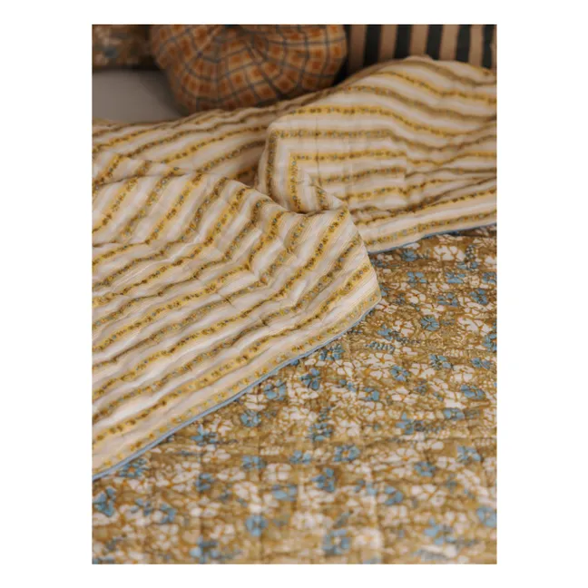 Cosmique Florence quilted bedspread | Yellow