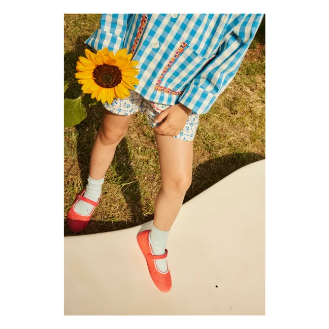 Collaboration Hello Simone x Hermosilla - Ballerines | Coquelicot